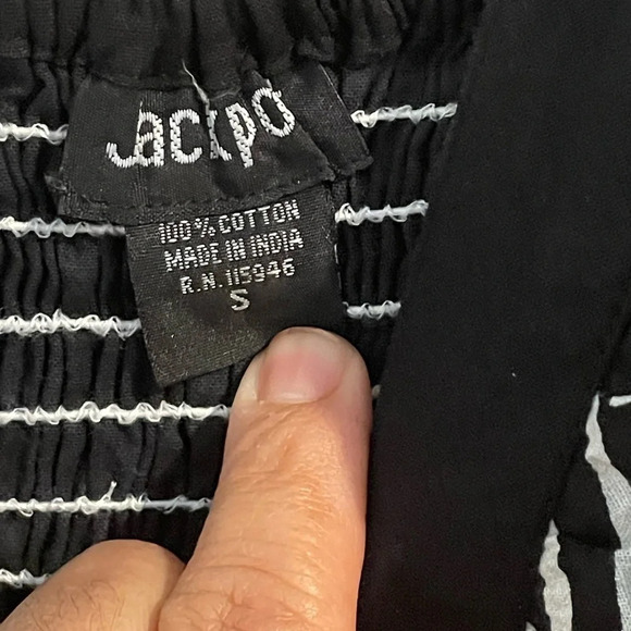 Jackpot black and‎ white boho dress - Picture 7 of 7